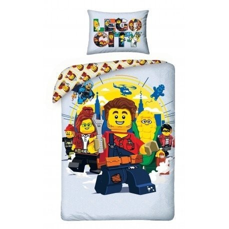 LEGO CIty 140x200 cm - LEG-1048BL